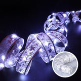 Panglicäƒ Led De Cräƒciun Aurie, Lungime 4 M, 40 Led-Uri, Baterii, Rece