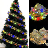 Panglicäƒ Led De Cräƒciun Aurie, Lungime 4 M, 40 Led-Uri, Baterii