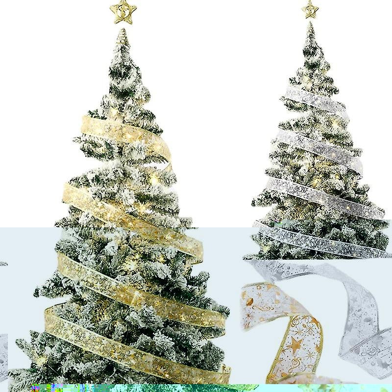 Panglicäƒ Led De Cräƒciun Aurie, Lungime 5 M, 50 Led-Uri, Baterii