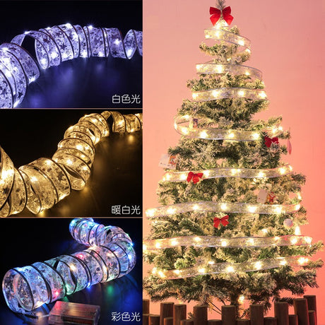 Panglicäƒ Led De Cräƒciun Aurie, Lungime 5 M, 50 Led-Uri
