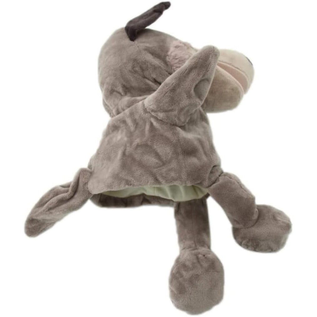 Papusa de Mana pentru Teatru de Papusi, Flippy, din Plus, 25 x 10 x 8 cm, Model Lup, Bej - vivimall.ro