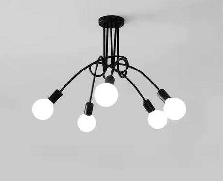 Lustra Modernist Penta 5, 5X E27 - vivimall.ro
