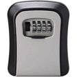 Cutie pentru Chei cu Parola, Flippy, din Aliaj de Aluminiu si Plastic, Cod din 4 Cifre, Impermeabila, Gri - vivimall.ro