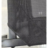 Pat pentru Animalele de Companie, Vivimall, din Plasa este Rezistent la Umiditate, Picioare de Otel, Respirabil, Marimea S 68 x 55 x 16 cm, Negru - vivimall.ro