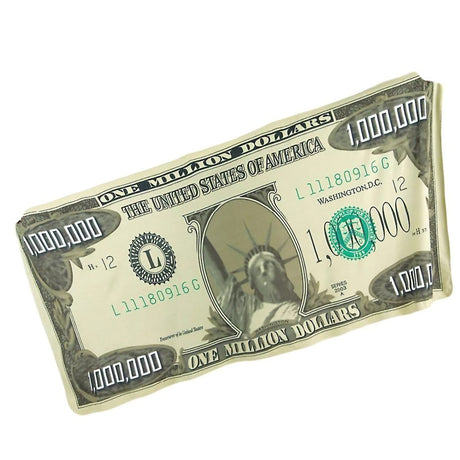 Patura De Pat Sau Canapea, Model Bancnota Dolari, Microfibra