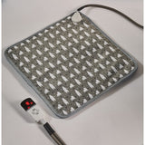 Patura electrica pentru animale de companie, perna pentru caini, 45 x 45 cm, 25W,  2 trepte de reglaj perna pentru pisici, anti-alunecare, Gri