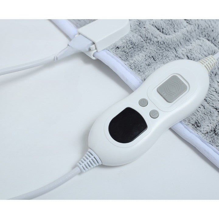 Patura electrica simpla, Vivimall, 100 W, 152 x 127 cm, 6 trepte de reglare, Gri - vivimall.ro