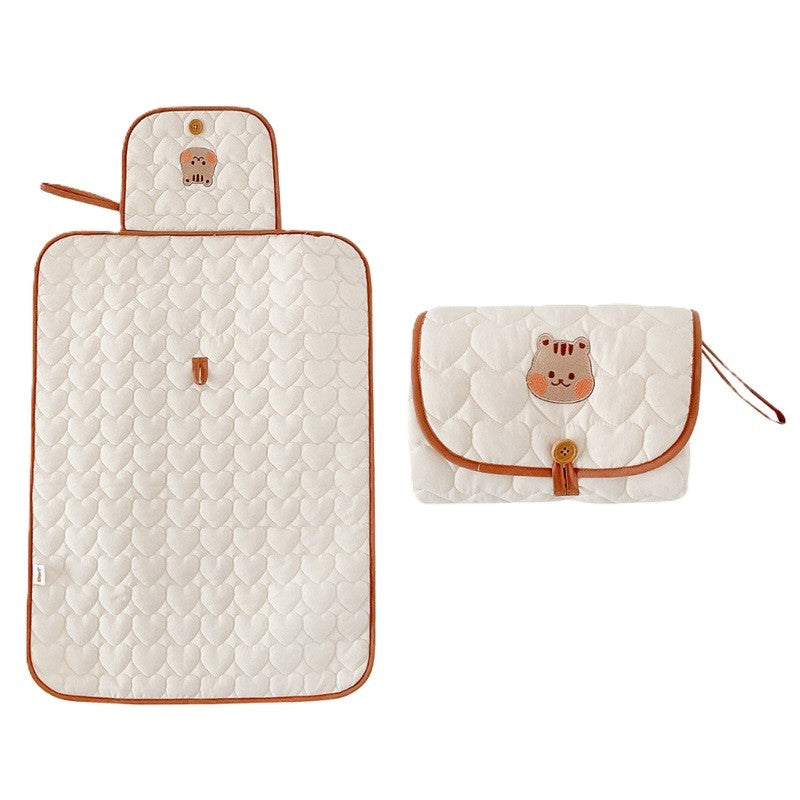 Patura Multifunctionala, Pentru Schimbat Scutec, Impermeabila, Din Bumbac, Portabila - vivimall.ro
