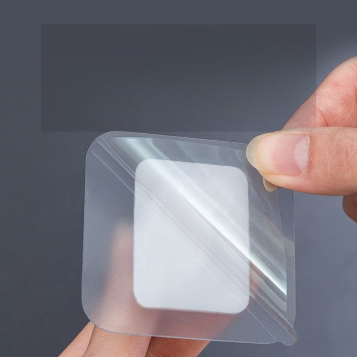 Set 2 Carlige Adezive Transparente, Rezistente La Apa, 5 Kg, Plastic, 6X6X4 Cm - vivimall.ro