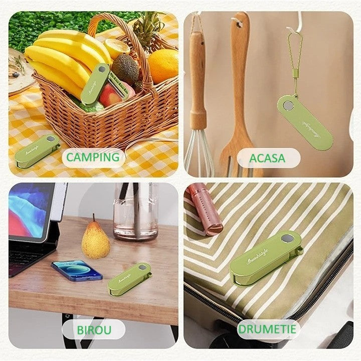 Peeler Pentru Legume Si Fructe, 3.6 X 9.1 Cm, Multifunctional, Curatator Pliabil, Din Abs Si Otel Inoxidabil - vivimall.ro