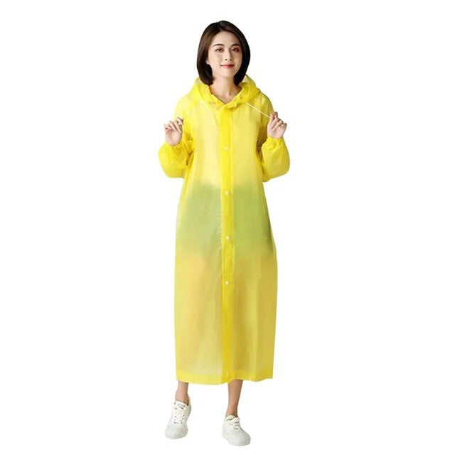 Pelerina De Ploaie, Pentru Adulti 150-180 Cm, Din Eva, Impermeabila, Rezistenta La Vant, Inchidere Cu Capse, 140 G - vivimall.ro