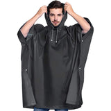 Pelerina De Ploaie, Pentru Adulti, Eva, Tip Poncho, Impermeabila, Rezistenta La Vant, Capse Laterale, 160 G - vivimall.ro