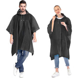 Pelerina De Ploaie, Pentru Adulti, Eva, Tip Poncho, Impermeabila, Rezistenta La Vant, Capse Laterale, 160 G - vivimall.ro