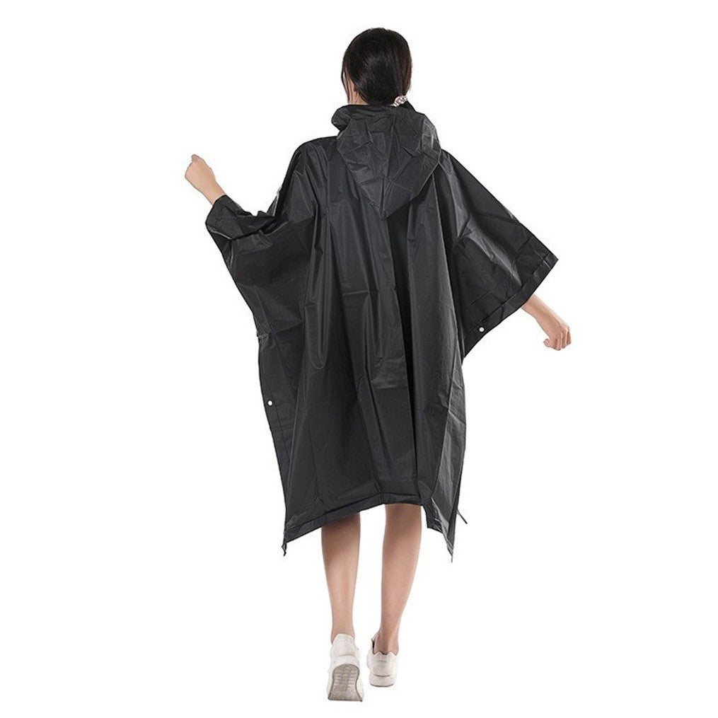 Pelerina De Ploaie, Pentru Adulti, Eva, Tip Poncho, Impermeabila, Rezistenta La Vant, Capse Laterale, 160 G - vivimall.ro