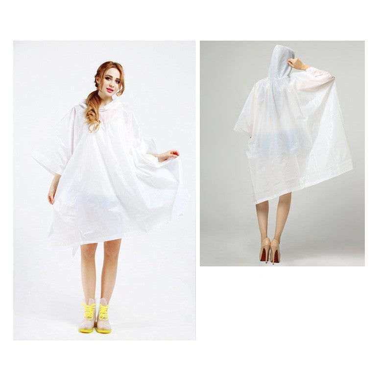 Pelerina De Ploaie, Pentru Adulti, Eva, Tip Poncho, Impermeabila, Rezistenta La Vant, Capse Laterale, 160 G - vivimall.ro