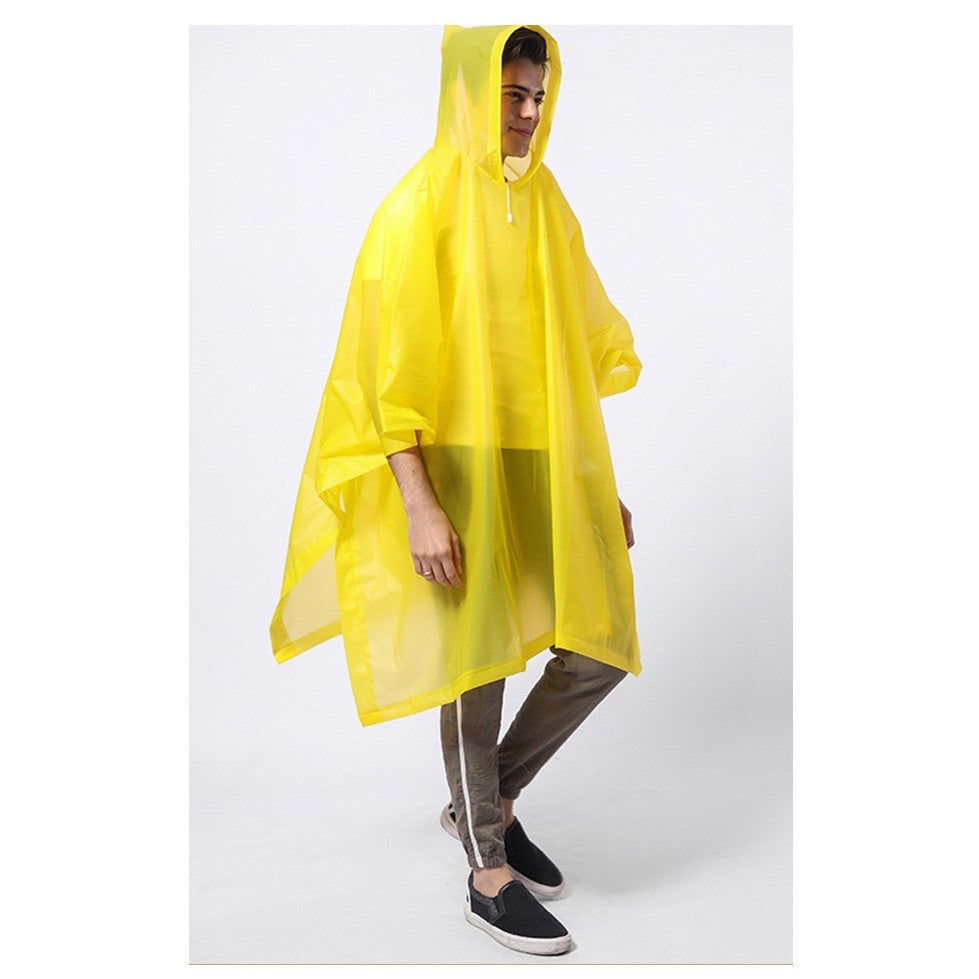 Pelerina De Ploaie, Pentru Adulti, Eva, Tip Poncho, Impermeabila, Rezistenta La Vant, Capse Laterale, 160 G - vivimall.ro
