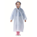 Pelerina De Ploaie, Pentru Copii 100-145 Cm, Din Eva, Impermeabila, Inchidere Cu Capse - vivimall.ro