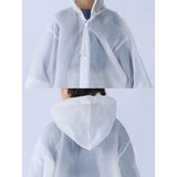 Pelerina De Ploaie, Pentru Copii 100-145 Cm, Din Eva, Impermeabila, Inchidere Cu Capse - vivimall.ro