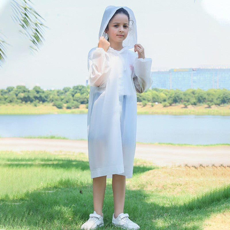 Pelerina De Ploaie, Pentru Copii 100-145 Cm, Din Eva, Impermeabila, Inchidere Cu Capse - vivimall.ro