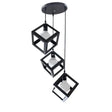 Lustra Forma Cub, Struktur Cluster, 3 X E27 - vivimall.ro