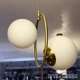 Lustra Loft Atelier, 2X E27, Alb, Metal - vivimall.ro