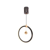 Pendul Led Hal, Lumina Rece/Calda/Neutra, Negru Lucios - vivimall.ro