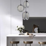 Pendul Luna, 3*E27, Metal - vivimall.ro