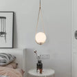Lustra Loft Haven, 1X E27, Alb, Metal - vivimall.ro