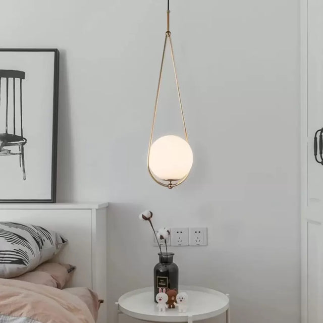 Lustra Loft Haven, 1X E27, Alb, Metal - vivimall.ro