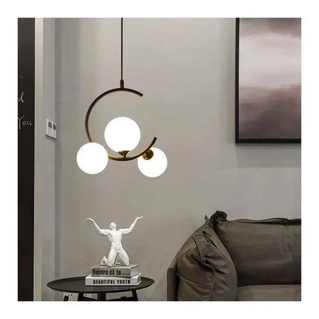 Lustra Loft Atrium, 3X E27, Alb, Metal - vivimall.ro
