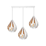 Pendul Orcus, 3*E27, Alb Cu - vivimall.ro