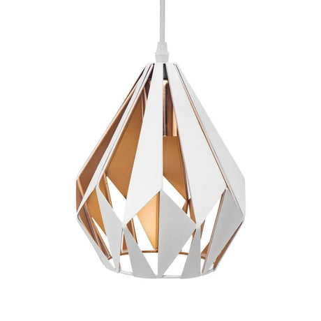 Pendul Orcus, 3*E27, Alb Cu - vivimall.ro