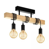Lustra Timber Trio, 3Xe27 - vivimall.ro
