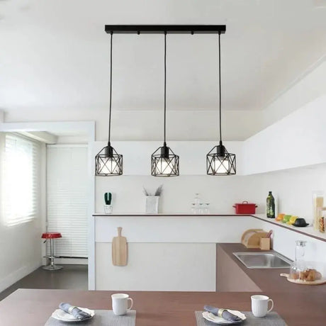Lustra Forma Prism, Geo Trio, 3 X E27 - vivimall.ro