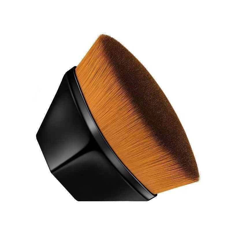 Pensula kabuki plata pentru fond de ten, Vivimall, negru - vivimall.ro