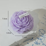 Lumanare Parfumata, Vivimall, Model Trandafir, Ardere 10h, 70 g, 7.5 x 3.5 cm, Parfum de Lavanda, Mov - vivimall.ro