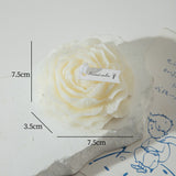 Lumanare Parfumata, Vivimall, Model Trandafir, Ardere 10h, 70 g, 7.5 x 3.5 cm, Parfum de Tuberoza, Alb - vivimall.ro