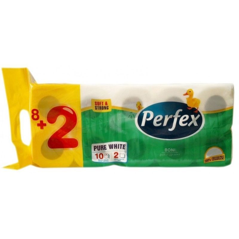 Perfex Hartie Igienica 2STR 10 buc Verde