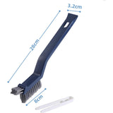 Perie 3In1 De Curatat Podele Si Rosturi, Lungime Maner 28 Cm, Peri Din Pp, Otel Si Plastic, Cleste Pentru Scame Si Par Inclus - vivimall.ro