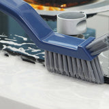 Perie 3In1 De Curatat Podele Si Rosturi, Lungime Maner 28 Cm, Peri Din Pp, Otel Si Plastic, Cleste Pentru Scame Si Par Inclus - vivimall.ro