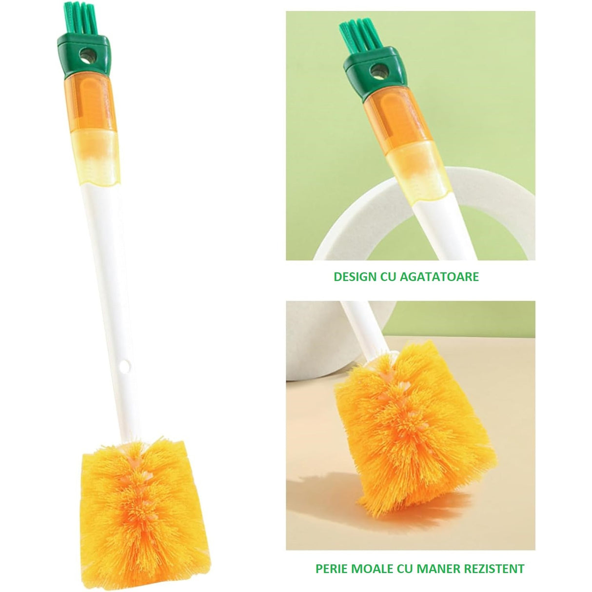 Perie curatat 5 in 1 cu accesorii | CleanFlex - vivimall.ro