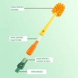 Perie curatat 5 in 1 cu accesorii | CleanFlex - vivimall.ro