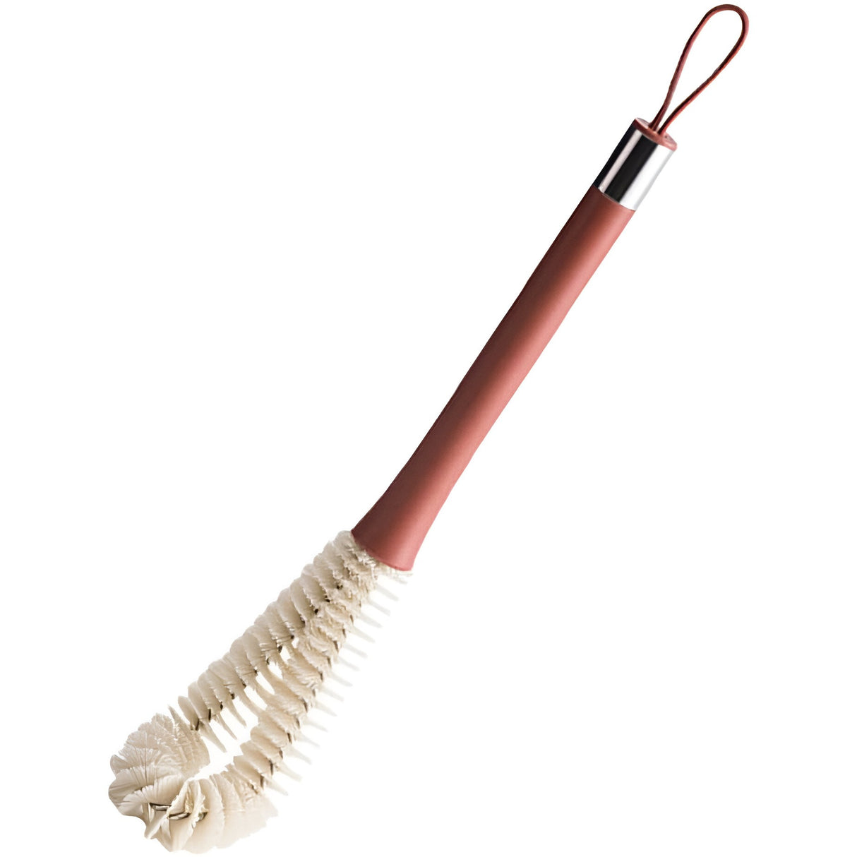 Perie De Curatat Pahare, Sticle, Biberoane, Cu Maner Lung, Uz Casnic, Silicon, Ergonomic, 3.9X5.4X38.5Cm - vivimall.ro