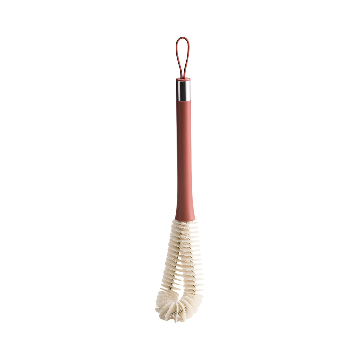 Perie De Curatat Pahare, Sticle, Biberoane, Cu Maner Lung, Uz Casnic, Silicon, Ergonomic, 3.9X5.4X38.5Cm - vivimall.ro