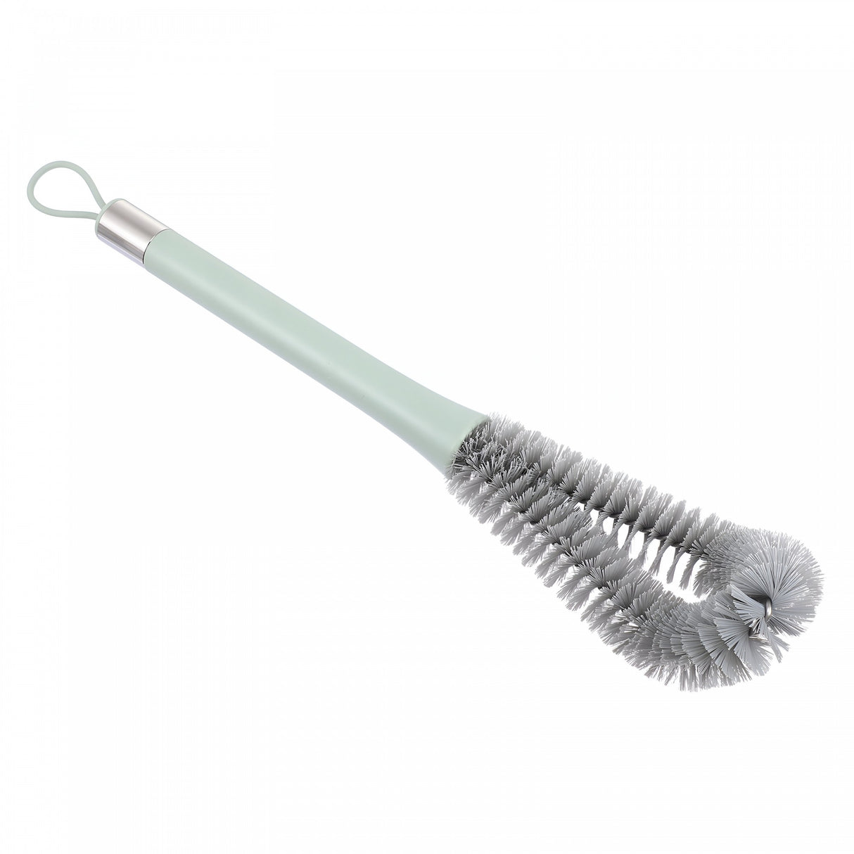 Perie De Curatat Pahare, Sticle, Biberoane, Cu Maner Lung, Uz Casnic, Silicon, Ergonomic, 3.9X5.4X38.5Cm - vivimall.ro
