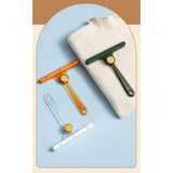 Perie de Indepartare a Scamelor, Vivimall, pentru Haine si Par de Animale, cu Doua Fete, Manual, Multifunctional, 12x14.5 cm, Accesoriu pentru Casa, Verde - vivimall.ro