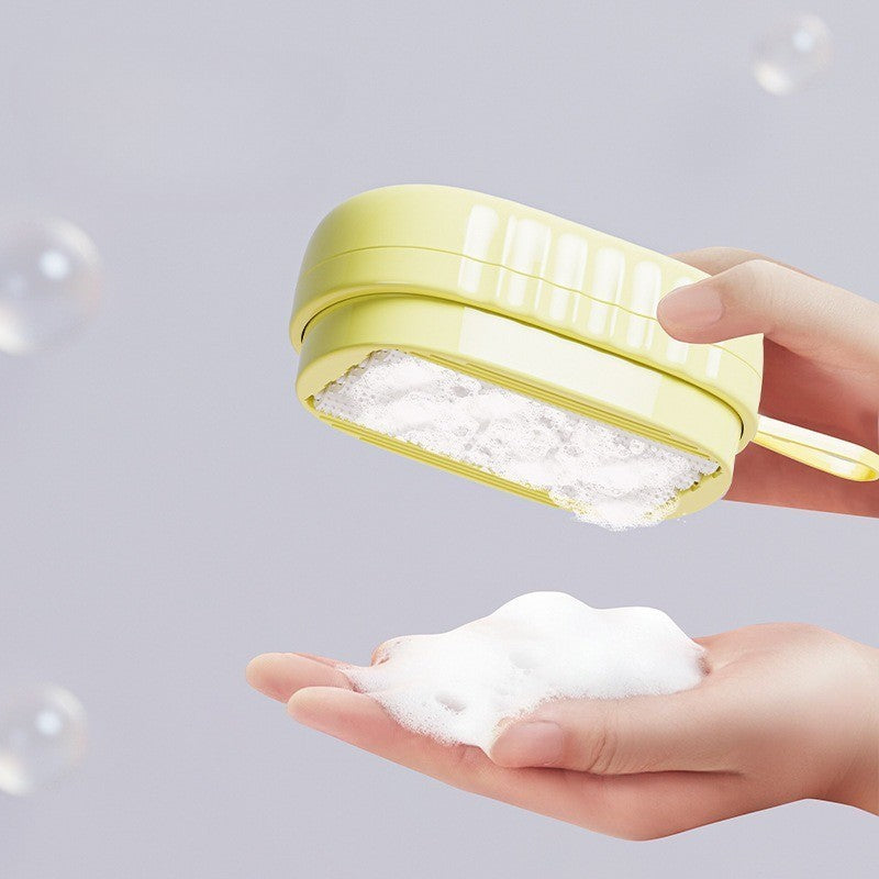 Perie De Spalat Haine, Cu Dispenser Pentru Detergent, 4 Perii De Curatare, Din Abs + Ps - vivimall.ro