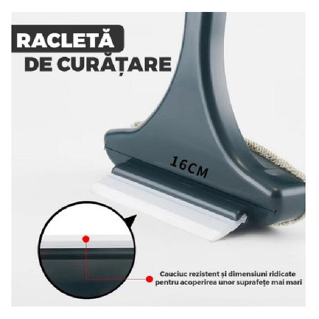 Perie de Spalat si Curatat Geamuri, Flippy, pentru Plase si Suprafete Diverse, 46x16x5 cm, Verde-Galben