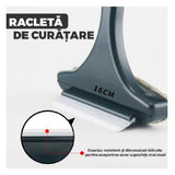 Perie de Spalat si Curatat Geamuri, Flippy, pentru Plase si Suprafete Diverse, 46x16x5 cm, Verde Inchis-Alb