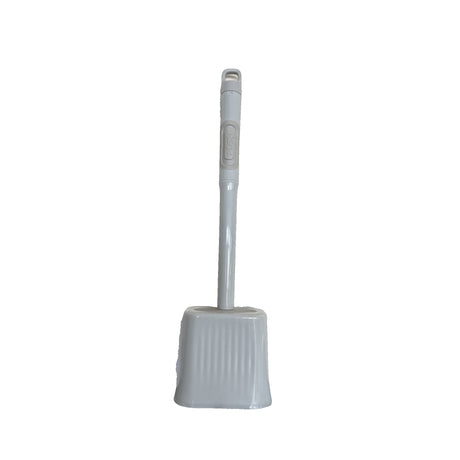 Perie De Toaleta, Cu Recipient Pentru Lichid, Perie Din Tpr, Montare Fara Perfoare, 12 X 6.5 X 40 Cm - vivimall.ro